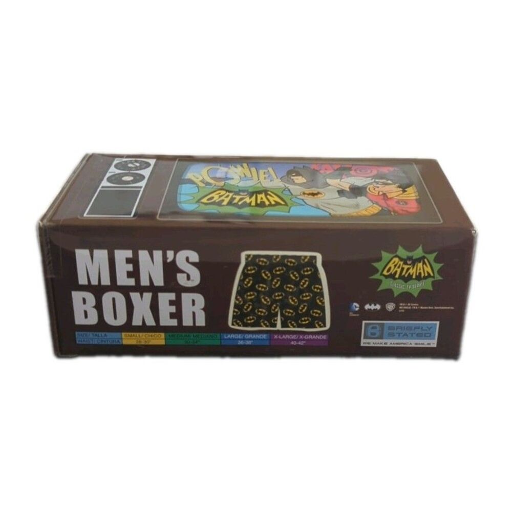 Batman Boxer Shorts in Collector Tin Men's Small 28-30 "New Sealed"